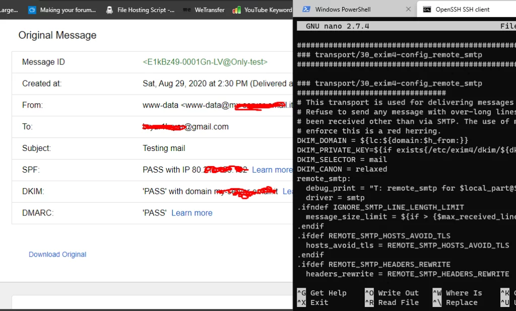 Configuring Mail Server | Debian 9 Exim4