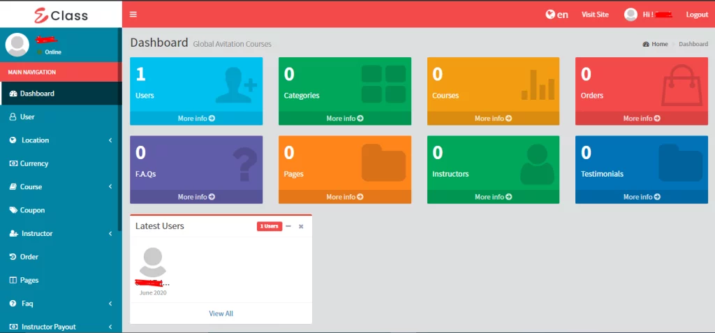 Installation of eClass Learning System