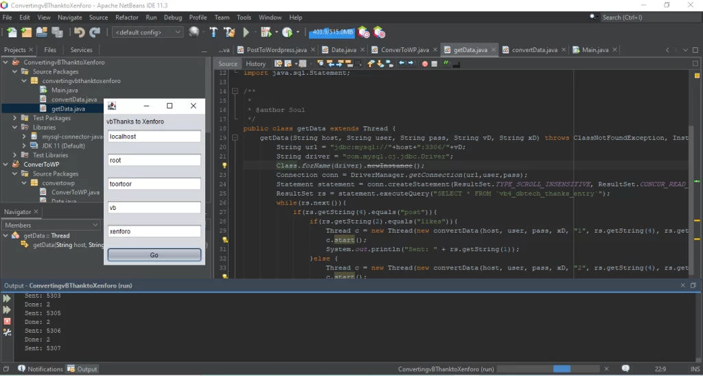 Migrating Thank/Like vBulletin system to Xenforo Reaction
