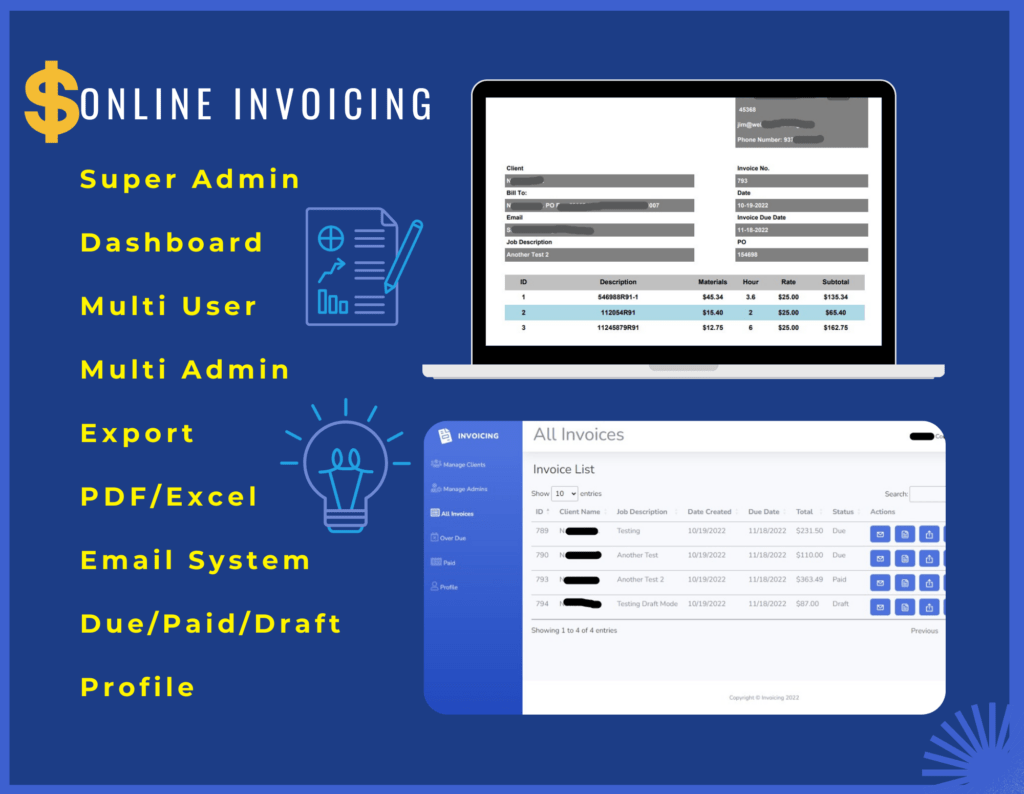 Online Invoicing