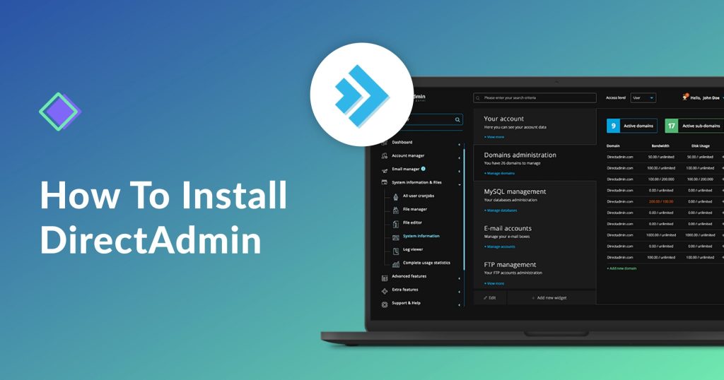 DirectAdmin Installation and Configuration