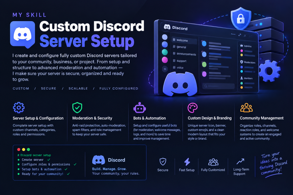 Custom Discord Server Setup